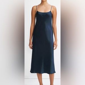Theory Navy Slip Dress